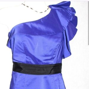 Jessica Simpson Purple Strapless Dress